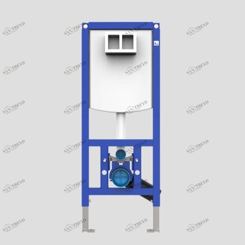 SANIT 761231206 SANIT WC элемент INEO PLUS 450 с кронштейном 