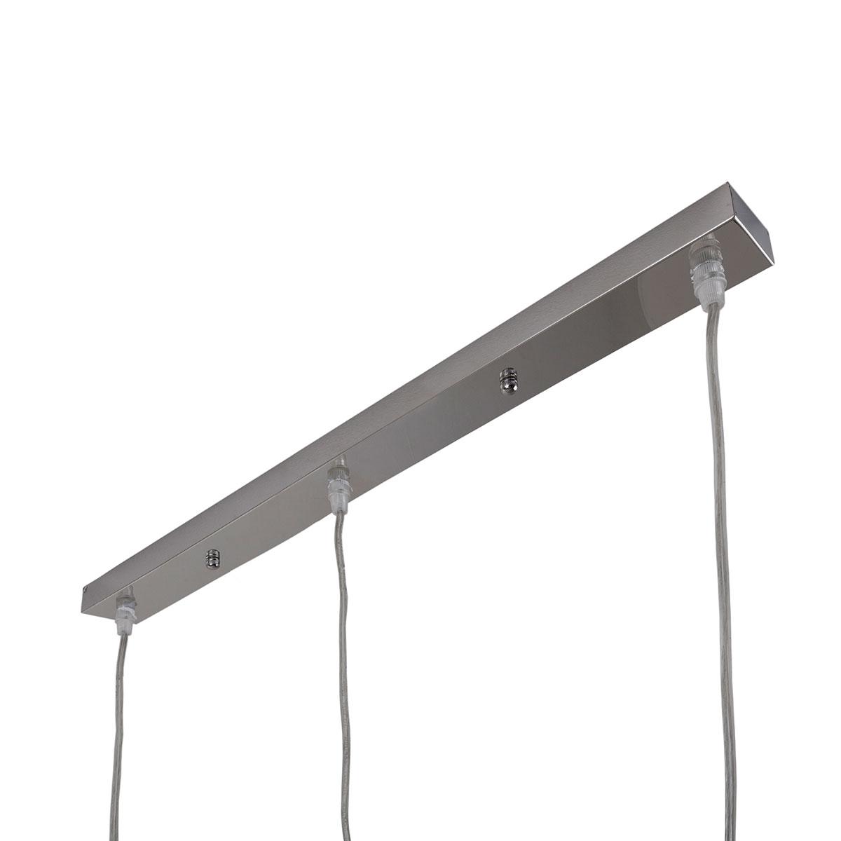 Подвесной светильник IDLamp Iris Muar 229/3-Chrome IDLAMP IRIS MUAR 198794 Белый  - Вид №2