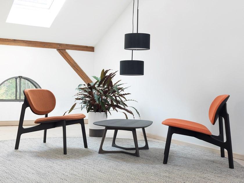 ZEITRAUM Низкий овальный деревянный журнальный столик Twist sun-id-1408921 - Вид №5