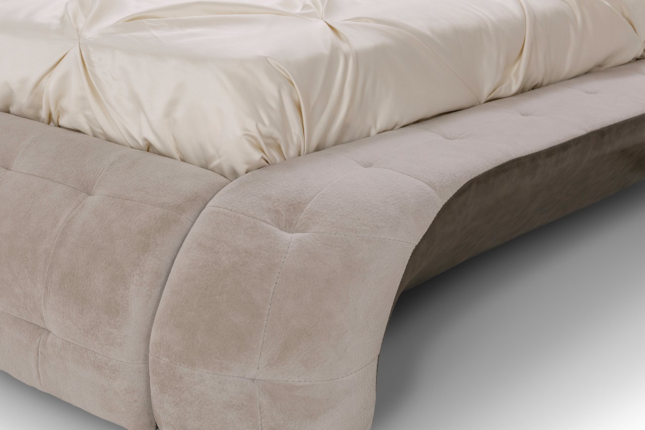 Кровать двуспальная 180х200 бежевая Meridian KELLY LOUNGE ДИЗАЙНЕРСКИЕ 094398 Бежевый  - Вид №4