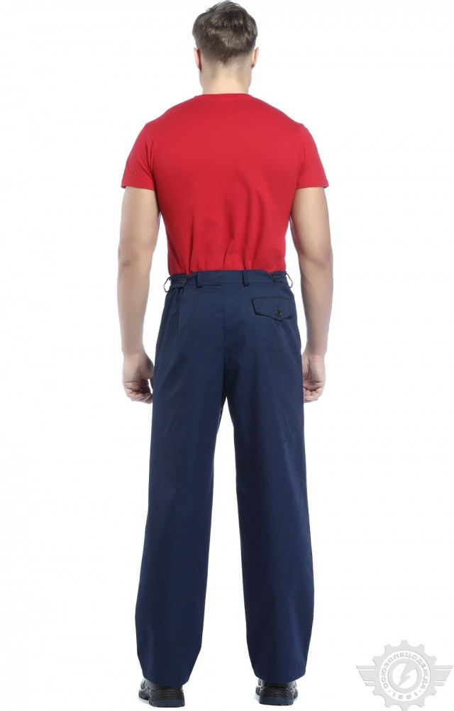 65569 Брюки "Гарант" синие  Летняя спецодежда  размер 56-58/182-188  - Вид №3