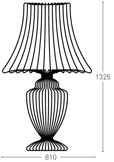 Deadgood Торшер с люминесцентным прямым светом из алюминия Wire Wl1l - Вид №4