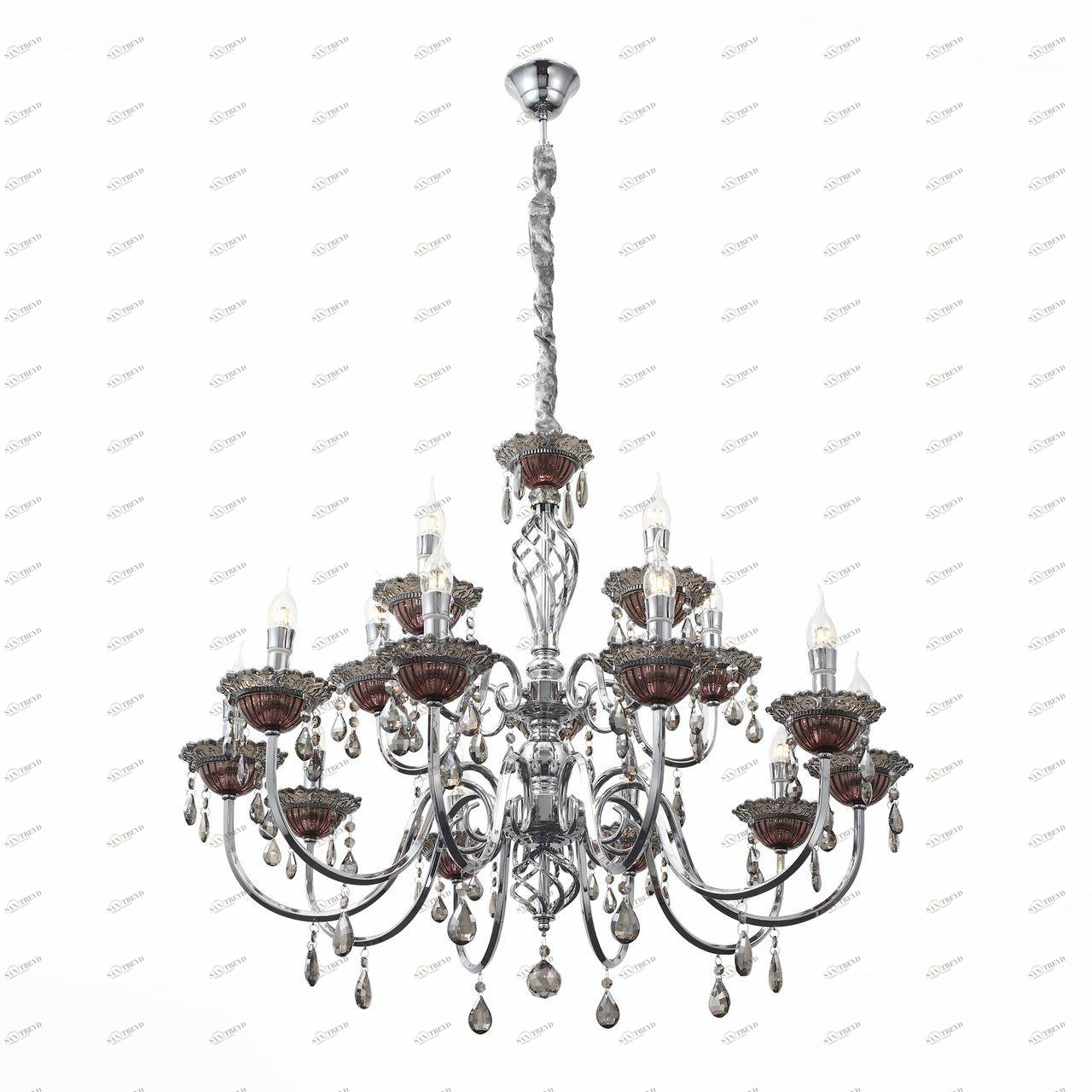 Подвесная люстра ST Luce SL139.103.15 хром ST LUCE ДИЗАЙНЕРСКИЕ 059535 Хром 