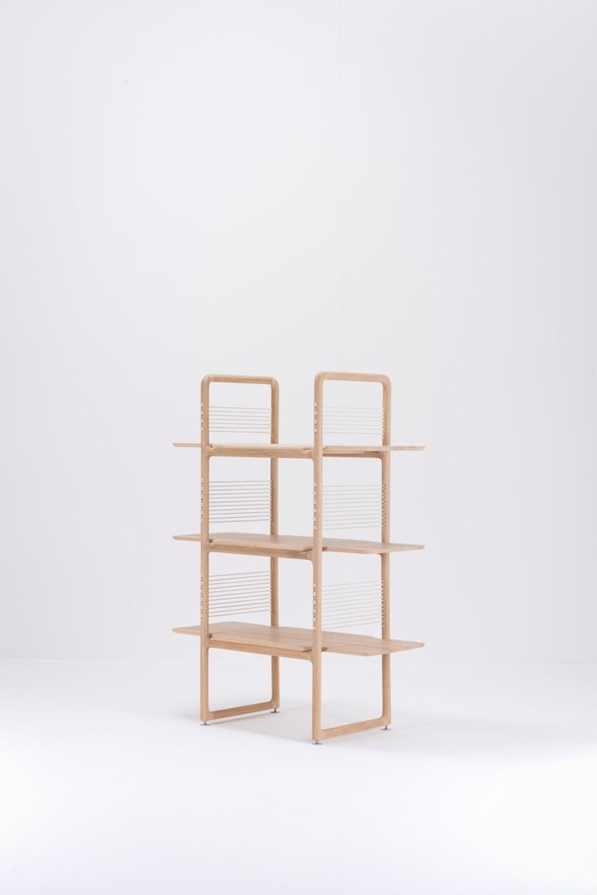 Gazzda Открытый двухсторонний книжный шкаф из дуба Fawn sun-id-1484022 - Вид №1