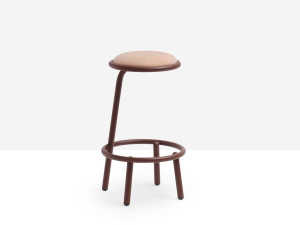 Высокий стул с обитым сиденьем