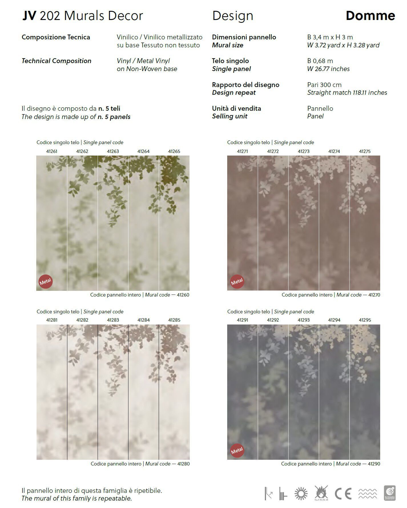 Обои с цветочными мотивами Jannelli&Volpi СП 202 MURALS DECOR ARCH-00061154 - Вид №4