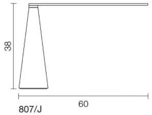 Martinelli Luce Светодиодная настольная лампа прямого света из алюминия  807  - Вид №15