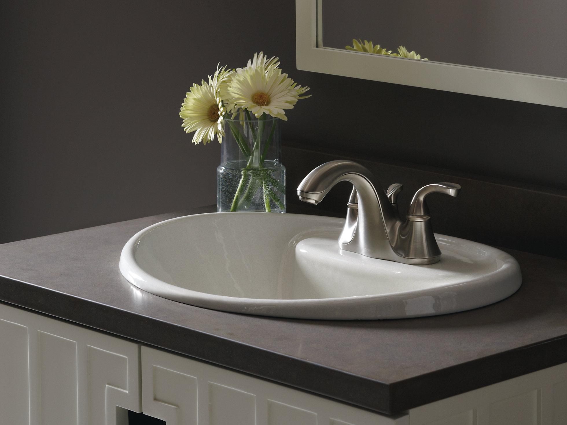 K-2839-4-FT Накладная раковина на столешницу  прямоугольная Kohler  - Вид №2