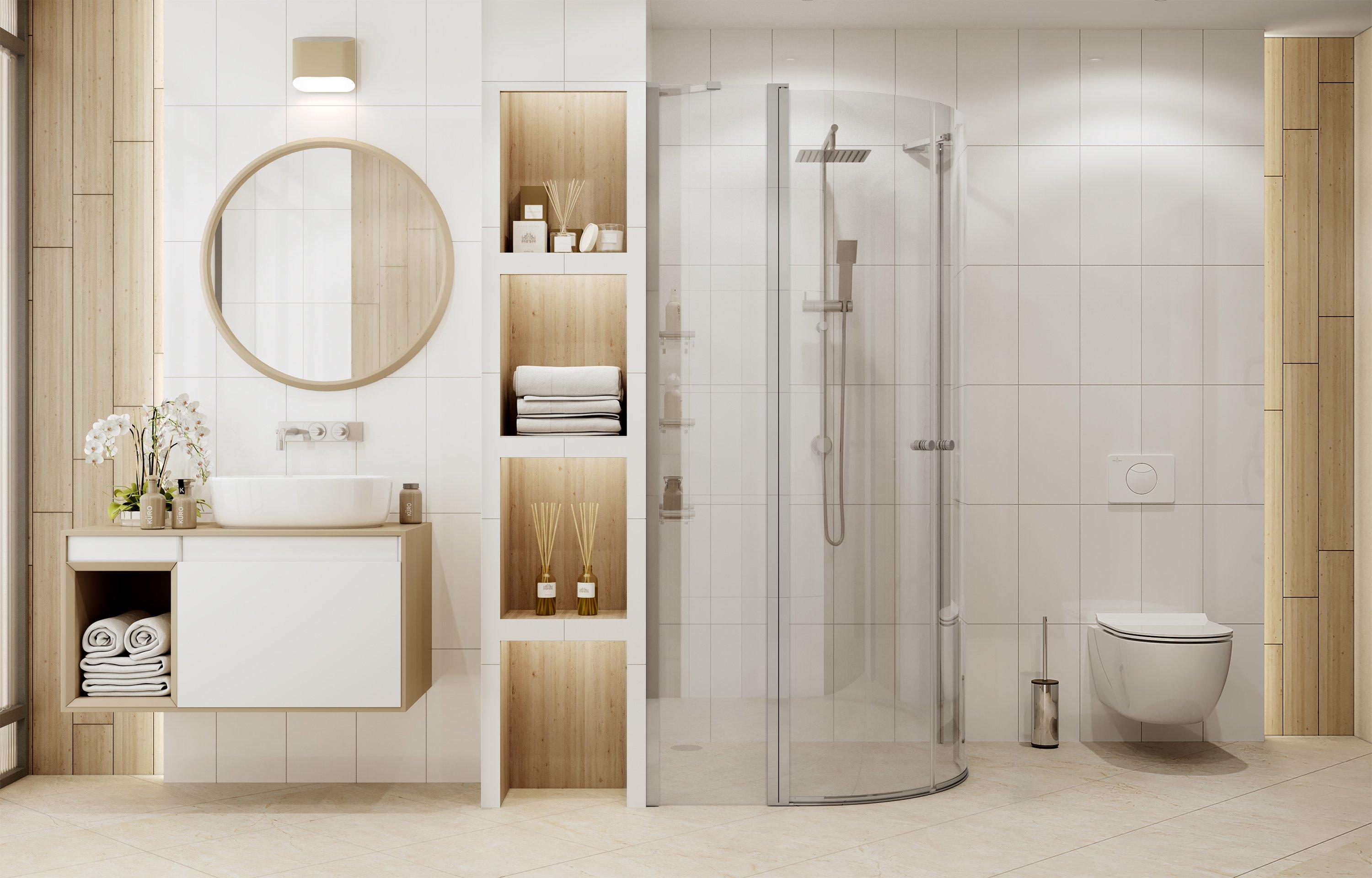 Душевое ограждение Ambassador Nord 13011101 (900x900x2000), 1 место - Вид №2