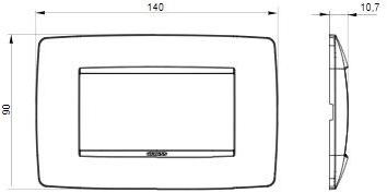GEWISS Отделочная плита из технополимера Serie civili sun-id-1378576 - Вид №14