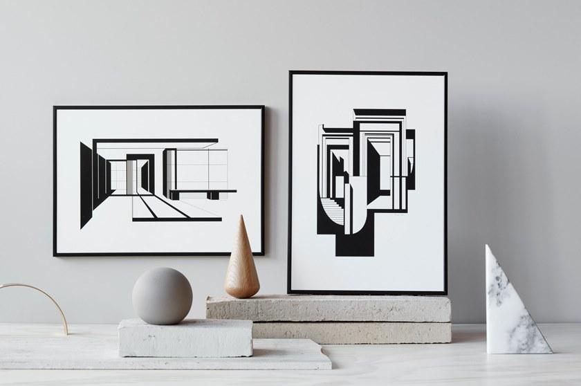 Kristina Dam Studio Печать на бумаге Archi illustrations sun-id-1351448 - Вид №1