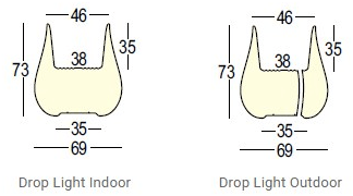 Plust Яркий полиэтиленовый садовый горшок Drop sun-id-1405022 - Вид №2