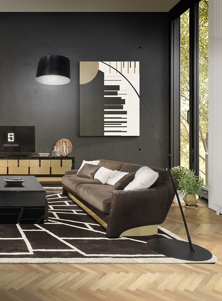 3-местный бархатный диван Formitalia Muzio ARCH-00088649 - Вид №3