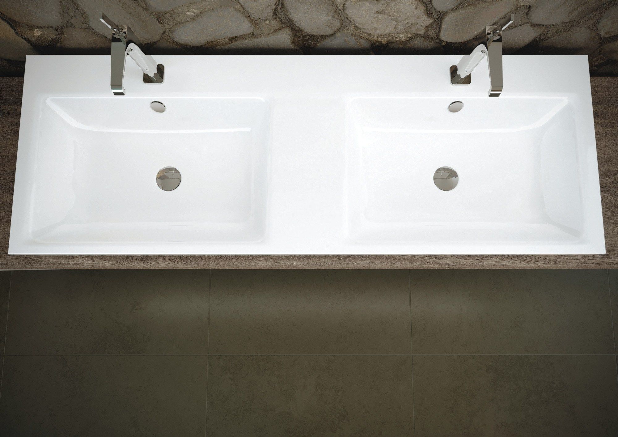 Двойная столешница из эмалированной стали KALDEWEI чистый ARCH-00131124 - Вид №1