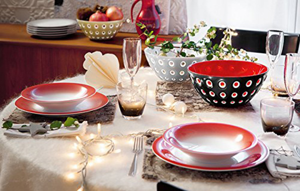 279425146 Салатник le murrine, D25 см, акрил, черный Guzzini  - Вид №1