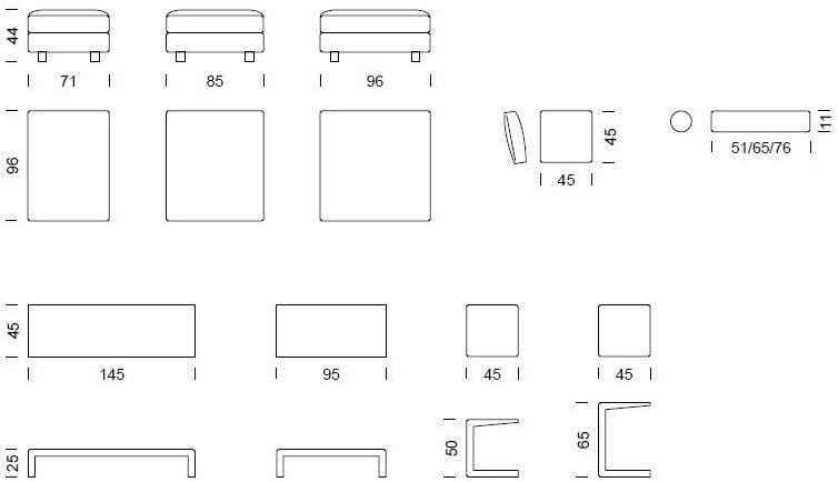 Borzalino Модульный диван из нубука sun-id-1487925 - Вид №5