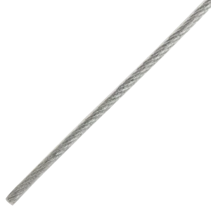 Стальной трос Tech-Krep оцинкованный 2 мм 5 м для надежного крепления 89391056