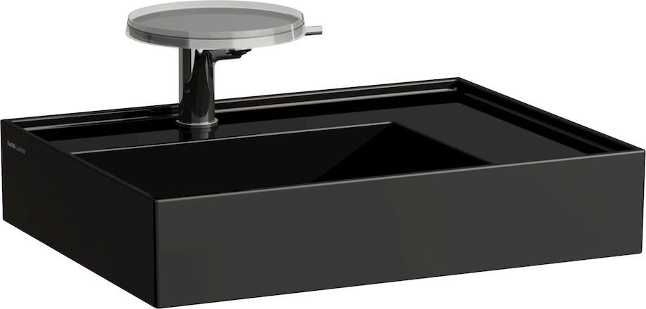H8103340201111 Раковина с полочкой справа, со специальным скрытым сливом LAUFEN PRO - Вид №15