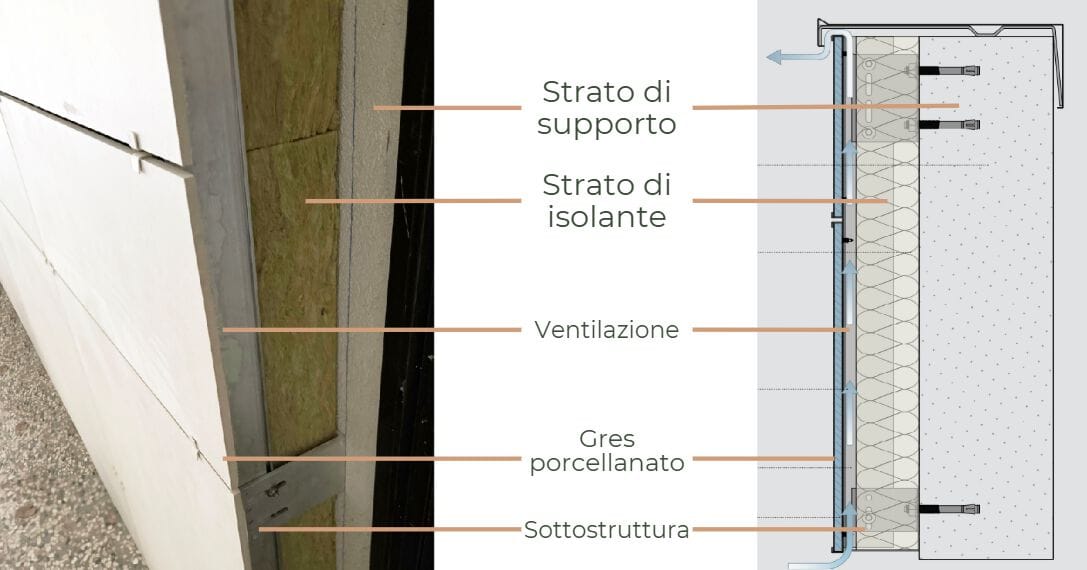 Вентилируемый фасад из керамогранита Cover App Facciata ventilata ARCH-00047943 - Вид №10