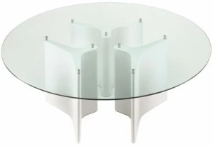 Segis Стол из дерева и стекла