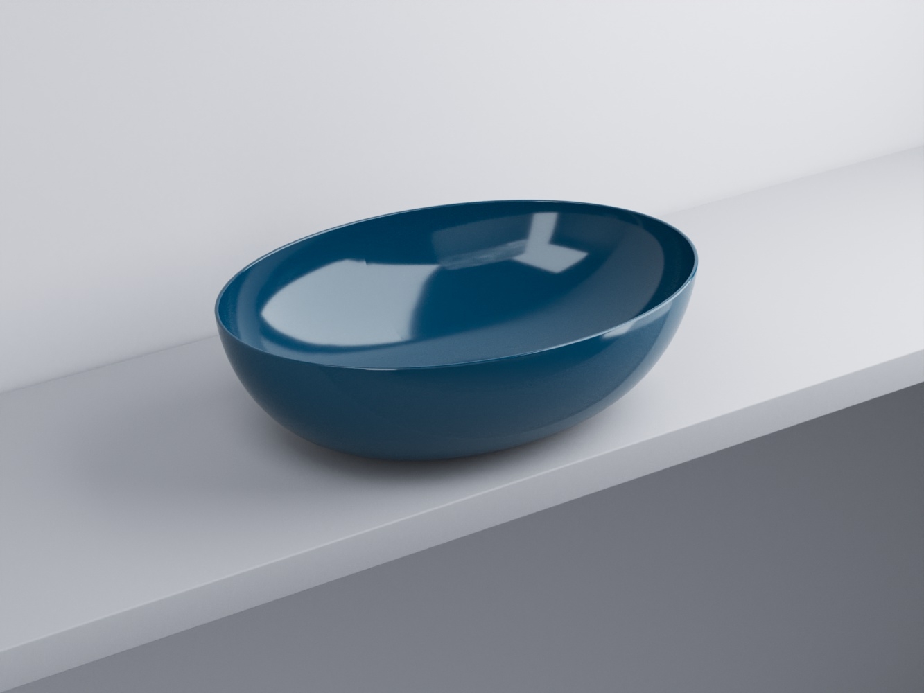 BAECO-OL Раковина овальный Eco 62 cielo Le Bacinelle Ceramica Cielo