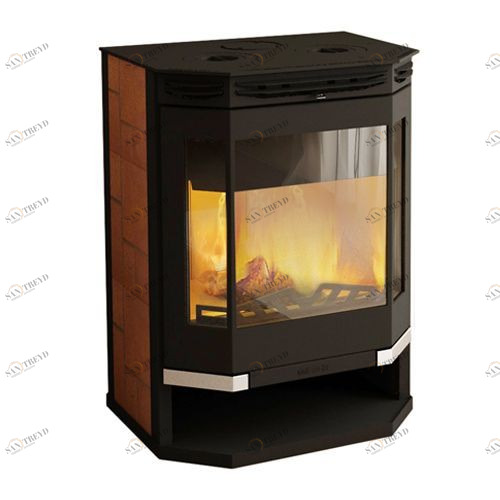 Печь-камин Мета Ангара 12 с плитой 1038