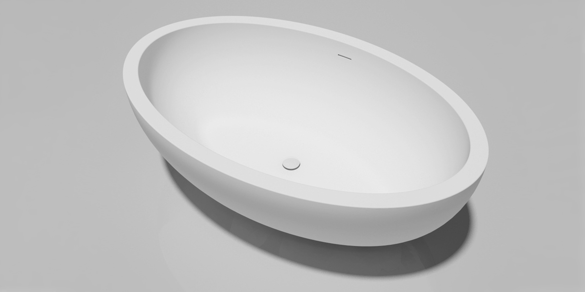 Dimasi Ванна овальная отдельностоящая Emerald Tub белая EMR0323 - Вид №2