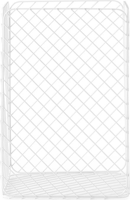 356953 Гусеничная корзина 33x33xH49 White Normann Copenhagen 