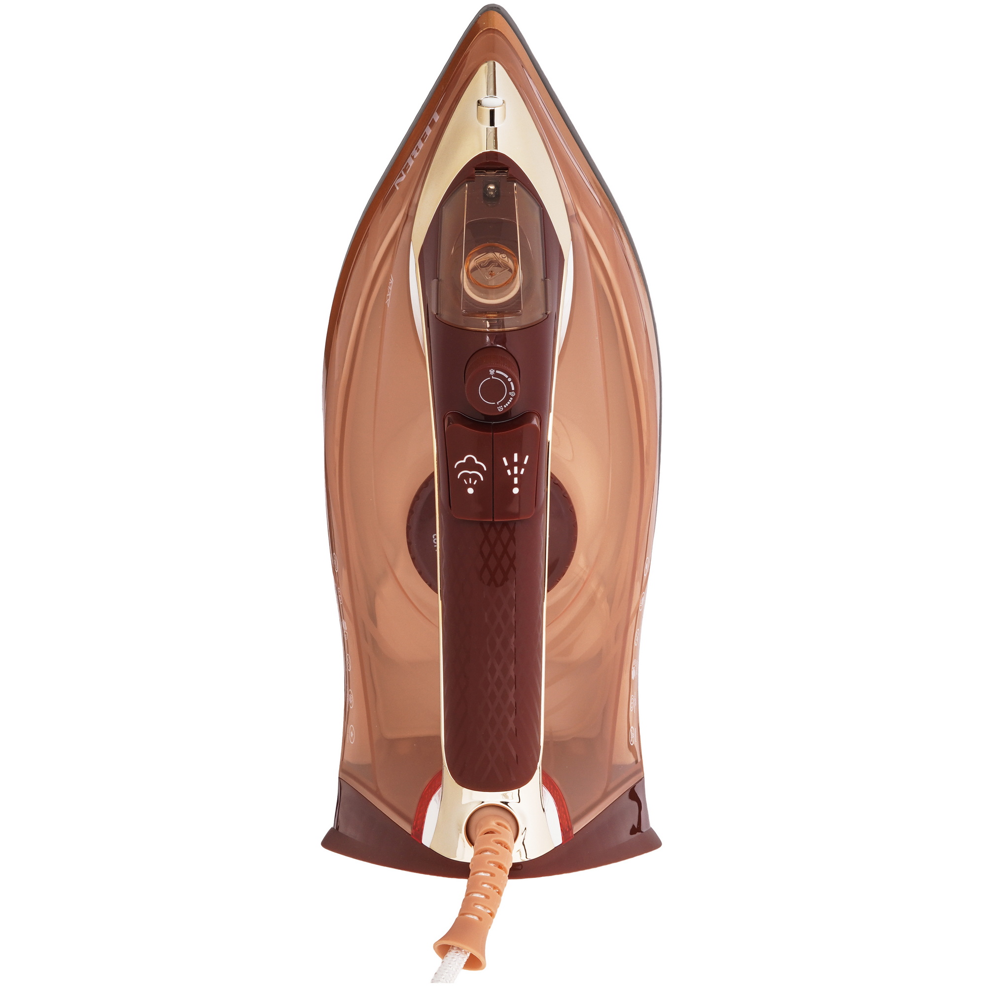 9237155 Утюг LEBEN 249-042 оранжевый STDN-0039687 - Вид №1