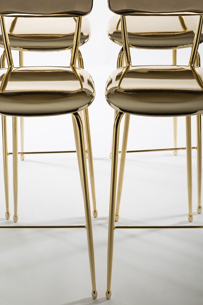 Vela Arredamenti Барный стул из алюминия со спинкой Olivia sun-id-1441174 - Вид №8