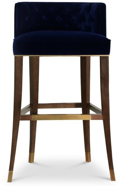 BRABBU Табурет из бархата с ворсом Bourbon sun-id-1372368 - Вид №1