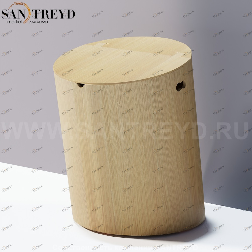 Agape BASKET Корзина для белья под натуральный дуб ACOM0510RT