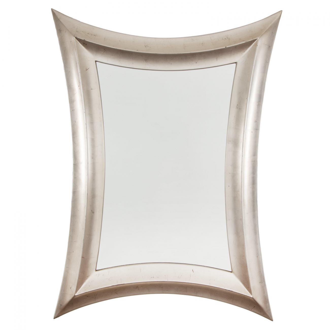 Зеркало настенное фигурное Coca PUSHA ДИЗАЙНЕРСКИЕ 062545 Серебро  - Вид №1