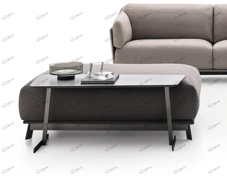 Ditre Italia Пуф из квадратной ткани с обивкой Kailua sun-id-1513224