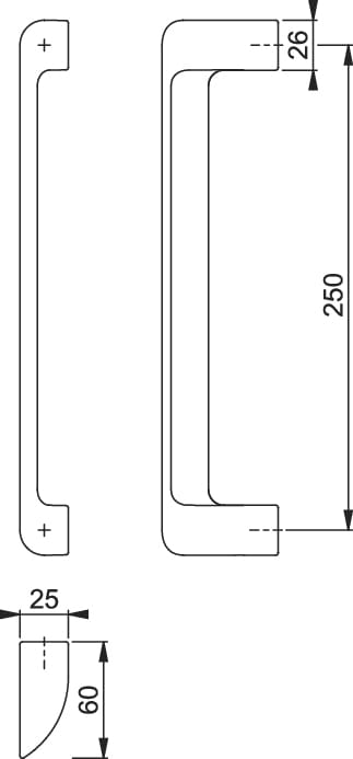 Латунная ручка HOPPE Венеция ARCH-00077676