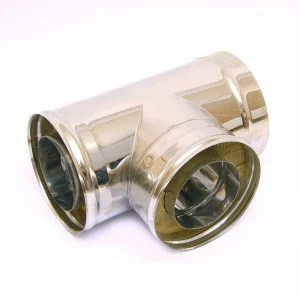 Сэндвич-тройник 90" Ferrum Ф200х280 оцинкованная сталь (430/0,5мм)