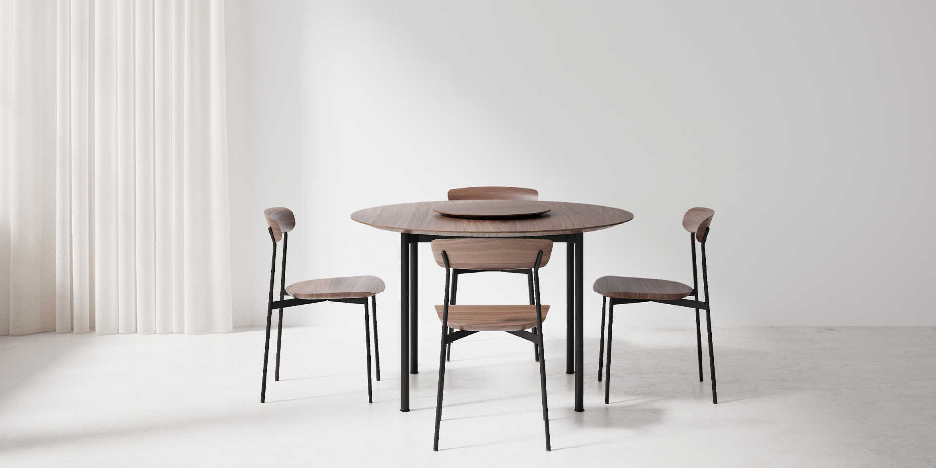 Обеденный стул Crawford W Stellar Works CR-S210-WD - Вид №3