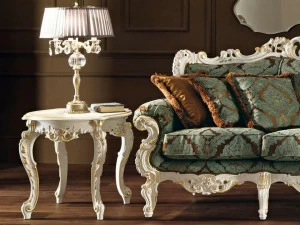 Modenese Gastone Низкий квадратный журнальный столик из массива дерева Villa venezia