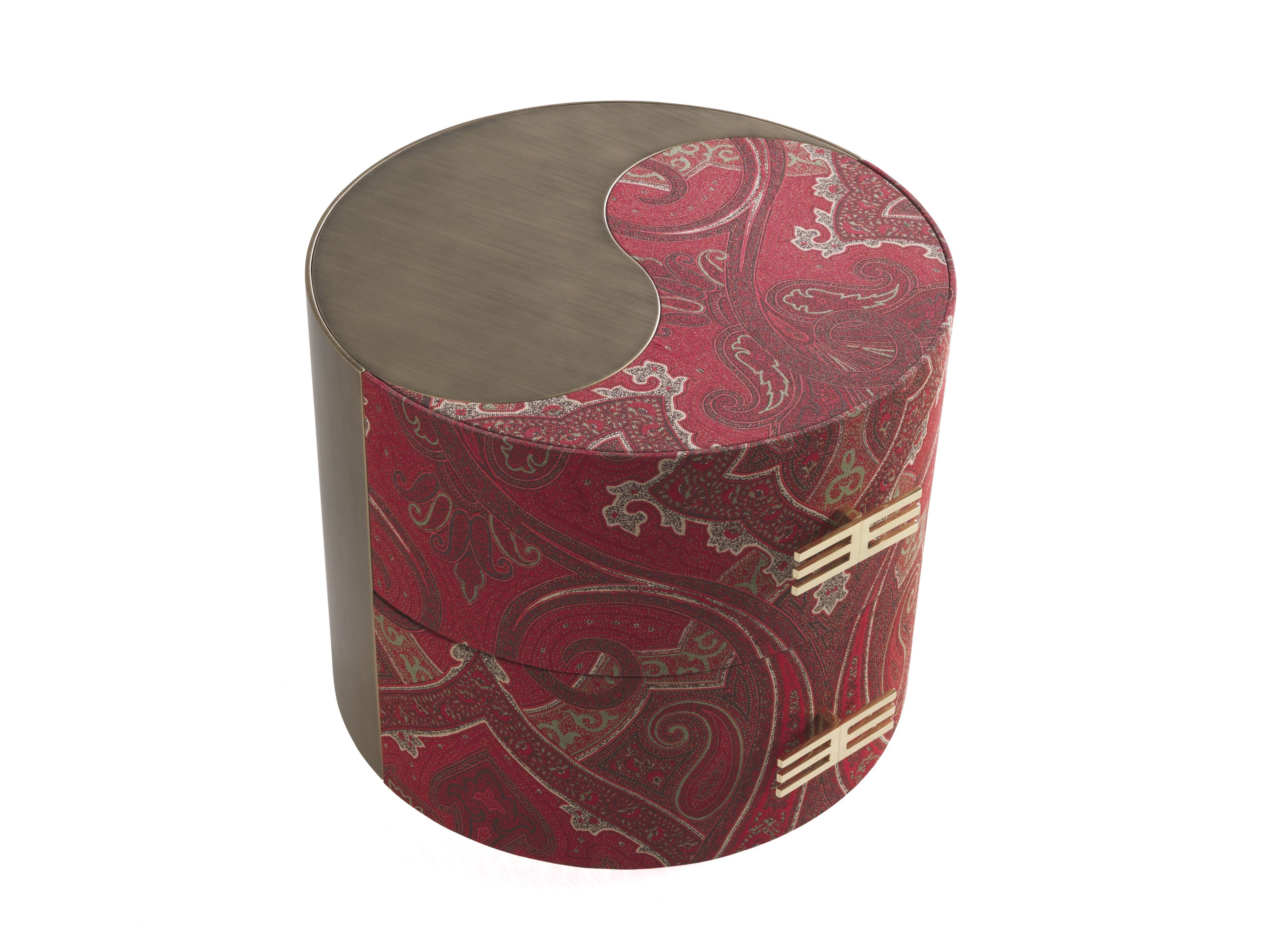 Круглая прикроватная тумбочка с ящиками ETRO Home Interiors ARCH-00063512