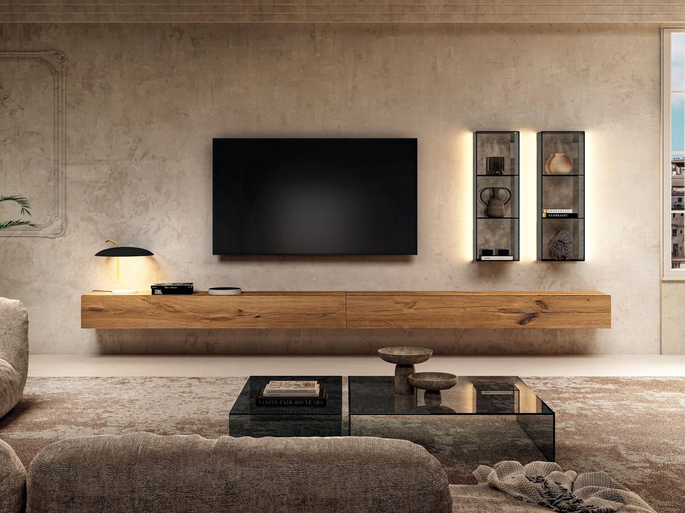 Деревянная стена с настенным креплением Lago 36e8 ARCH-00056915