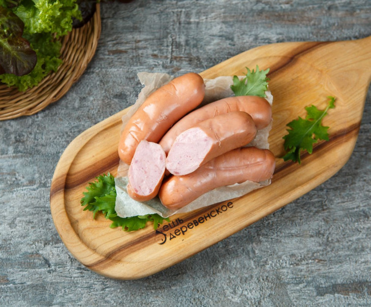 7310 Сардельки в натуральной оболочке "Нежность" Вкусляндия 