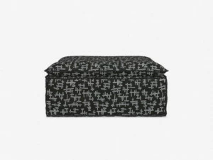 Gervasoni Квадратный пуф со съемным чехлом из ткани More