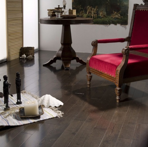 Инженерная доска Coswick Авторская Угольный Дуб Селект (Гладкая) 600…2100х127 мм 11541307 - Вид №6