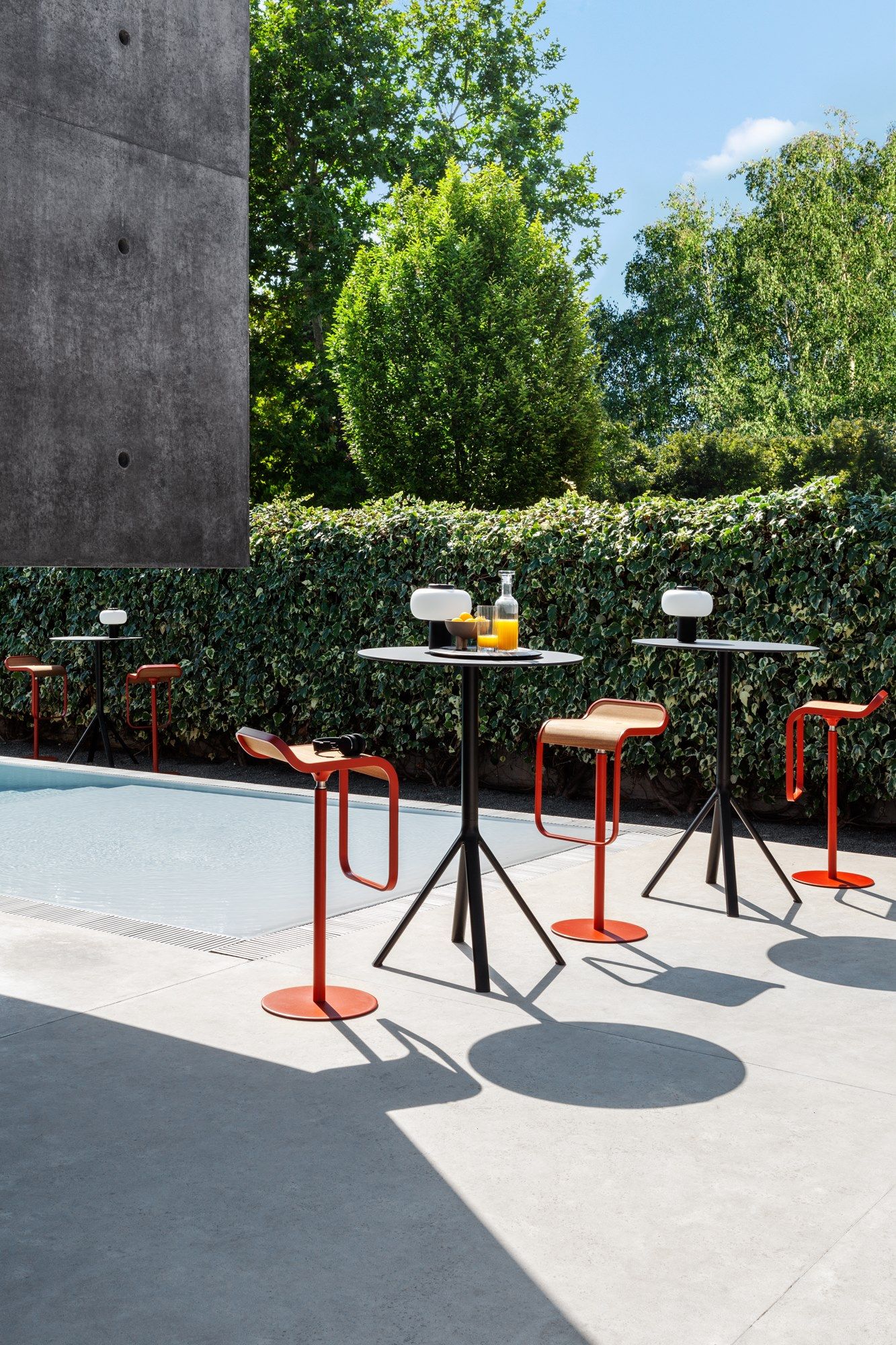 Высокий круглый садовый стол Lapalma FORK OUTDOOR ARCH-00093399 - Вид №2