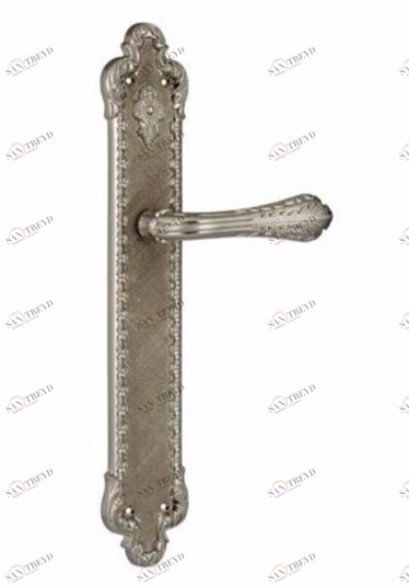 Bronces Mestre Ручка серебристого цвета с античной отделкой на пластине Treasure 0a2424.000