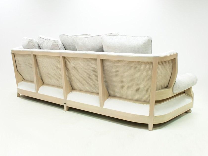 CREARTE COLLECTIONS Стеганый диван из джута со вставками из венской соломы Dorian essence 21 - Вид №3