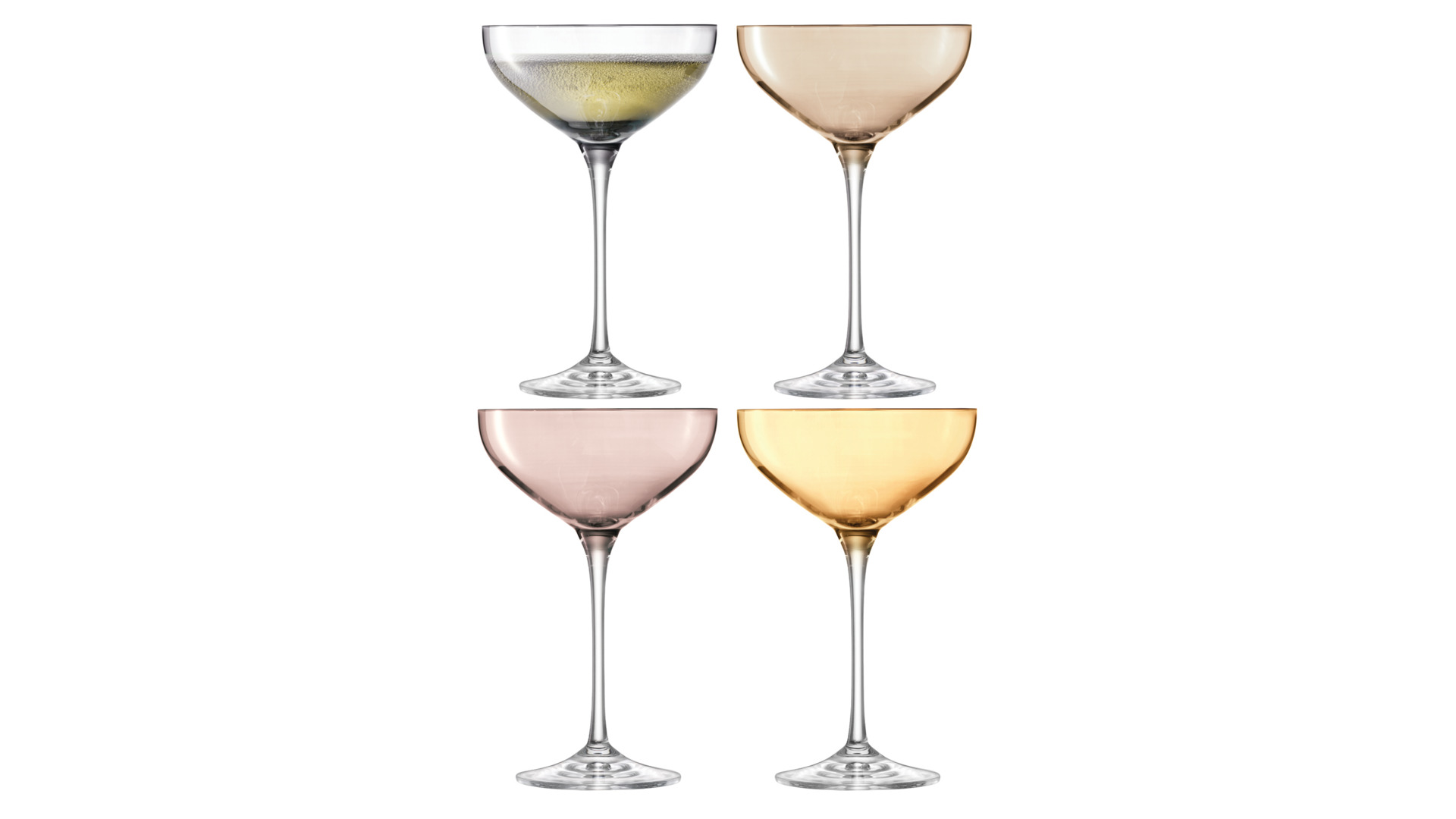 10656253 LSA International Набор креманок LSA International, "Polka", 235мл, металлик, 4шт. Стекло  - Вид №1