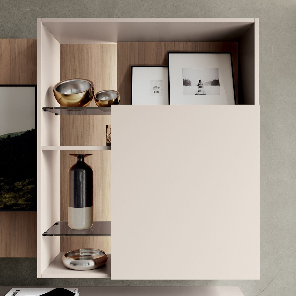 Деревянная секционная оборудованная стена Febal Casa DICIOTTO ARCH-00042839 - Вид №47