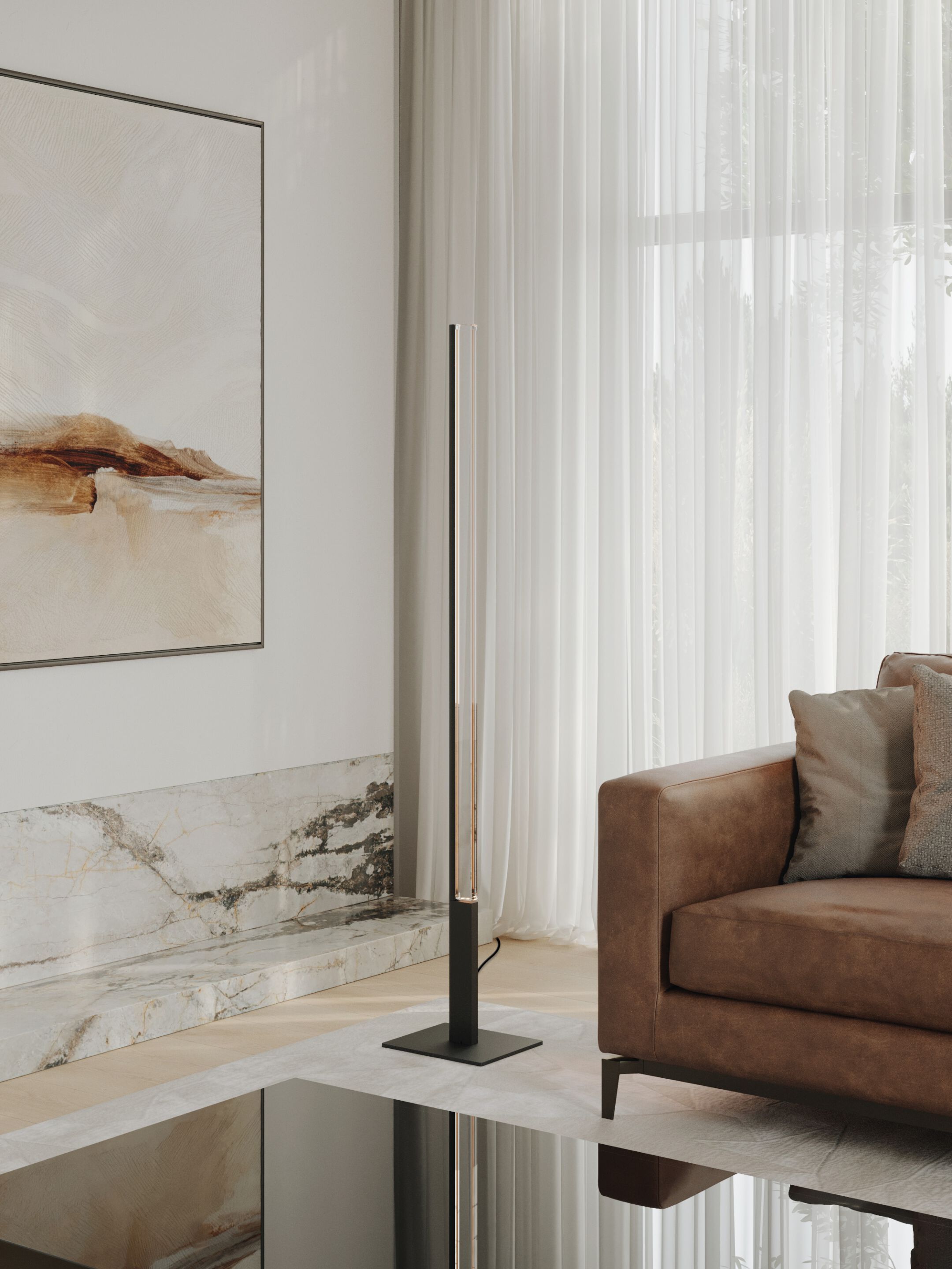 Кристалл регулируемый светодиодный торшер Rakumba Napier ARCH-00068714 - Вид №4