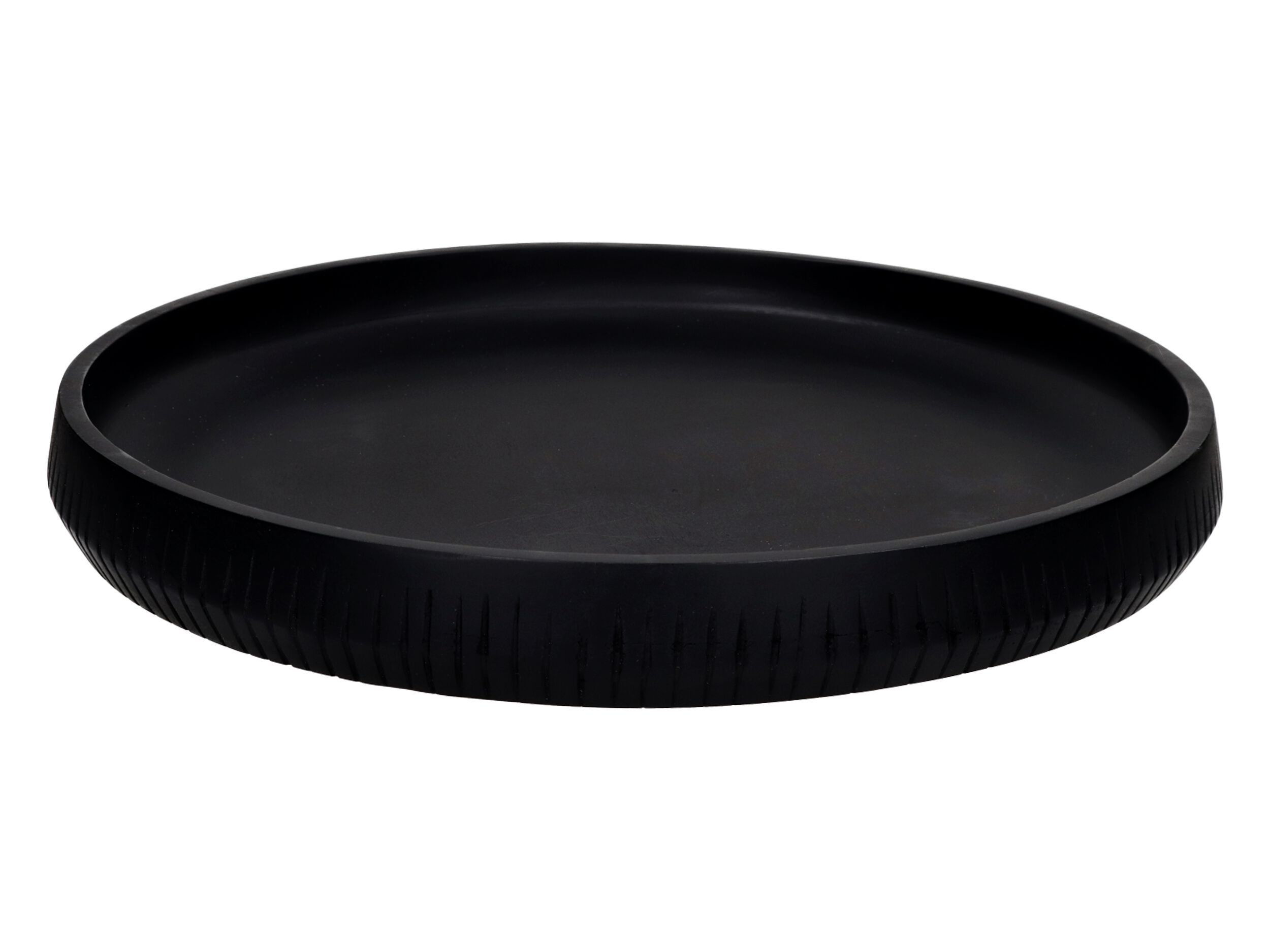 Круглая тарелка из манго POMAX Onyx ARCH-00032433 - Вид №1